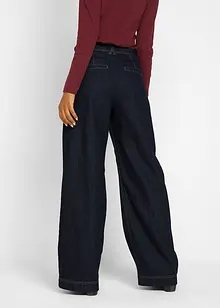 Wide Leg-jeans High Waist, komfortlinning, bonprix