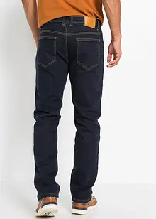 Classic Fit-termojeans i materiale med stretch og varmt fleecefôr, bonprix