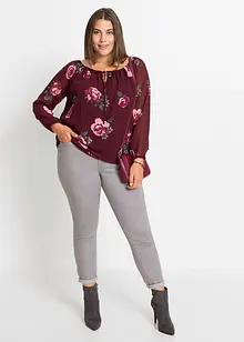 Bluse med snøring, bonprix