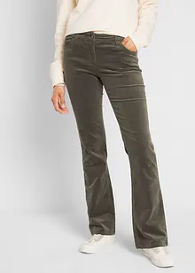 Stretch-cordbukse, Bootcut, bonprix