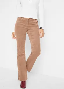 Stretch-cordbukse, Bootcut, bonprix