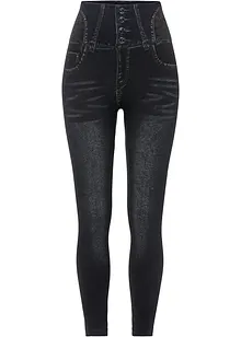 Shape seamless leggings i jeans-look, sterkt figurformende, bonprix