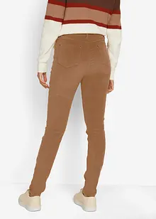 Cordbukse med stretch, Skinny, bonprix