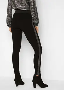 Punto Di Roma-leggings med lurexstripe i sidene, bonprix