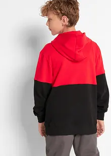 Sweatshirt med hette av økologisk bomull for barn, bonprix