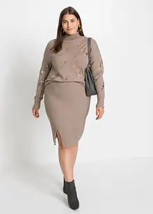 Genser med paljetter, bonprix