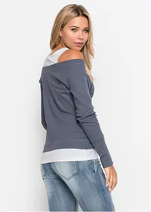 Topp, 2-i-1-look, bonprix