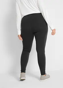 Stretch-leggings med økologisk bomull (2-pack), bonprix