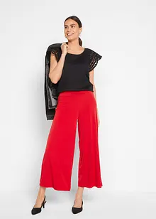 Topp med hullbroderi, bonprix