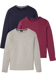 Langermet shirt (3-pack), bonprix