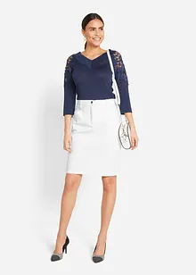 Denimskjørt, stretch, bonprix