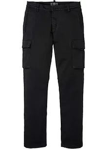 Regular Fit-bukse i bomull med stretch, Straight, bonprix