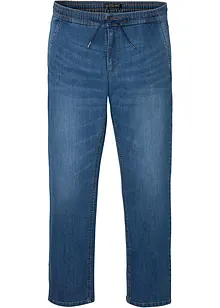 Lett, Regular Fit-pull on-jeans med stretch, Straight, bonprix
