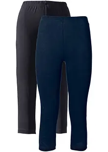 Capri-leggings med stretch (2-pack), bonprix