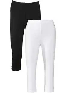 Capri-leggings med stretch (2-pack), bonprix