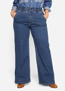 Wide Leg-jeans High Waist, Paperbag, bonprix