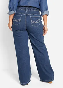 Wide Leg-jeans High Waist, Paperbag, bonprix