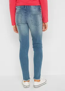 Skinny jeans med used effekt til barn, bonprix