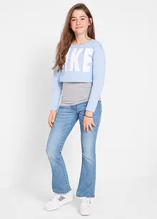 Bootcut stretch-Jeans til barn, bonprix