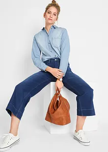 7/8-lang ultrasoft jeans, culotte, bonprix