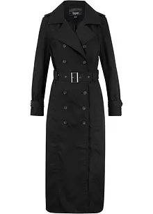 Lang trenchcoat med belte, bonprix