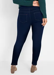 High Waist jeggings i lett, elastisk termo-materiale med komfortlinning., bonprix