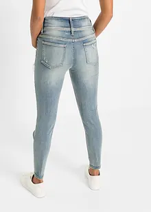 Highwaist skinny-jeans med destroy-effekter, bonprix