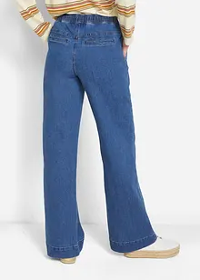 Wide Leg-jeans Mid Waist, stretch, bonprix