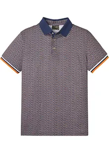 Jersey-poloshirt av ren bomull, kort arm, bonprix