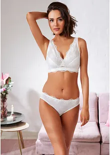 Bralette uten bøyle med økologisk bomull, bonprix