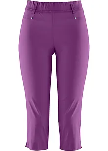 Capri-bukse med stretch og slip on-linning, bonprix