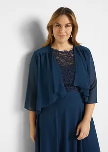 Chiffon-bolero med resirkulert polyester, bonprix