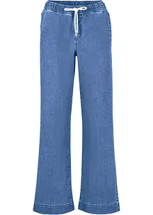 Wide Leg-jeans Mid Waist, stretch, bonprix