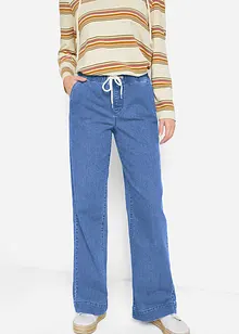 Wide Leg-jeans Mid Waist, stretch, bonprix