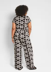 Trikot-jumpsuit med kort arm, bonprix