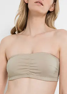 Bandeau BH (A+B cup) med økologisk bomull (2-pack), bonprix