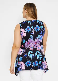 Lang topp med asymmetrisk kant, bonprix