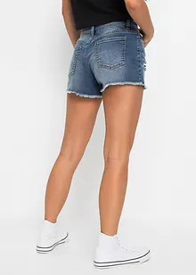 Jeans-shorts med broderi, bonprix