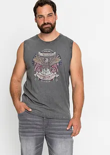 Singlet i vasket stil ,av 100% økologisk bomull, bonprix