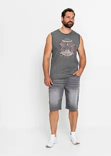 Singlet i vasket stil ,av 100% økologisk bomull, bonprix