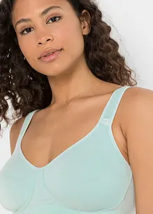 T-skjorte-BH uten spiler med bomull (2-pack), bonprix