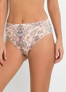 Truse med høy midje og myk bomull (4-pack), bonprix