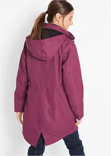 Funksjons-outdoor-overgangskåpe med hette, 2-i-1 look, vanntett, bonprix