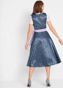 Dirndl med forkle, midi-lengde (2-delt sett), bonprix