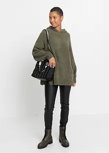 Hettegenser i pilefleece, bonprix