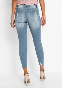 Jeans med broderi, bonprix