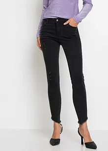 Skinny jeans med glidelås, bonprix