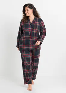 Pyjamas i vevd flanellkvalitet, bonprix