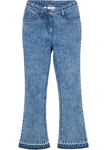 Stretchjeans til jente, Flared, bonprix