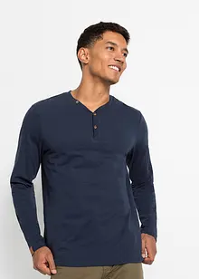 Henley T-skjorte (2-pack), bonprix